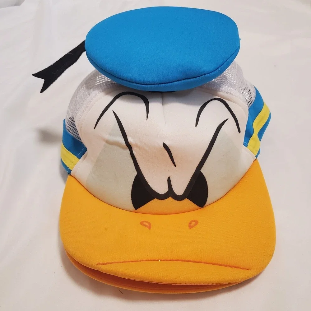 Disney Donald Duck Foam Hat Cap Snapback One Size Multicolor 3D Adjustable